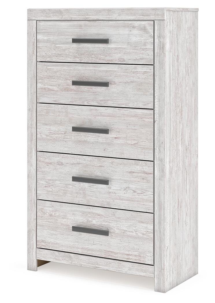 Cayboni Panel Bed, Chest and Nightstand (B3788-SI) - Image 8