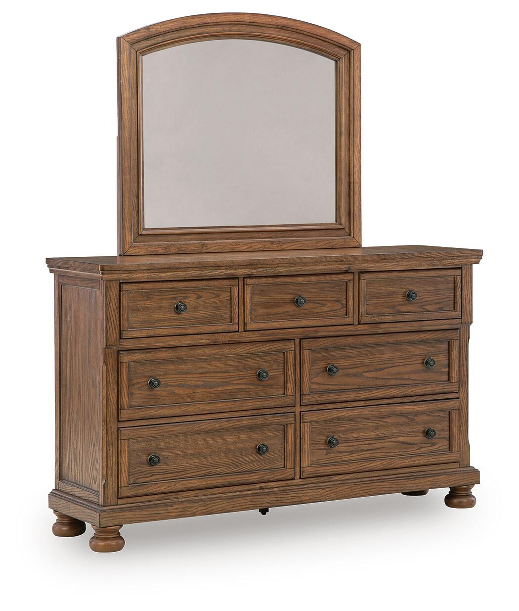 Zackaryn Dresser and Mirror (PCB807-SI)
