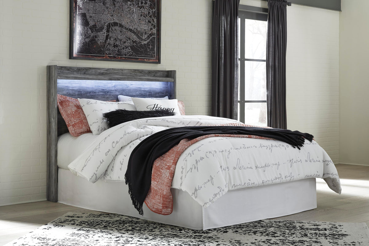 Baystorm Panel Headboard, Dresser, Mirror, Chest and Nightstand - Gray  (B221-SI) - Image 14
