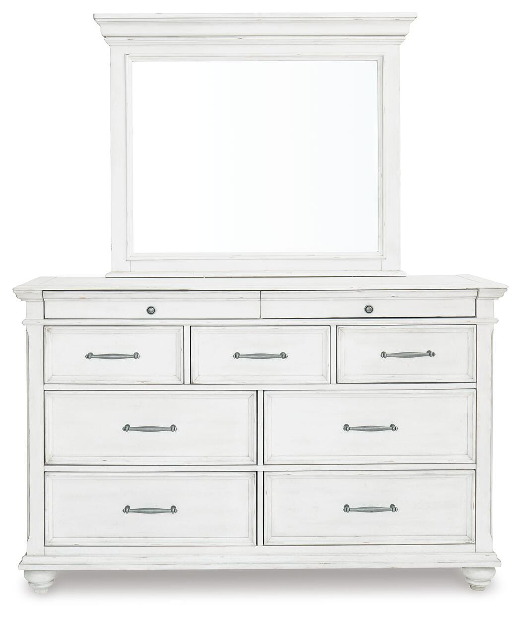 Kanwyn Upholstered Panel Bed, Dresser and Mirror (B777-SI) - Image 2