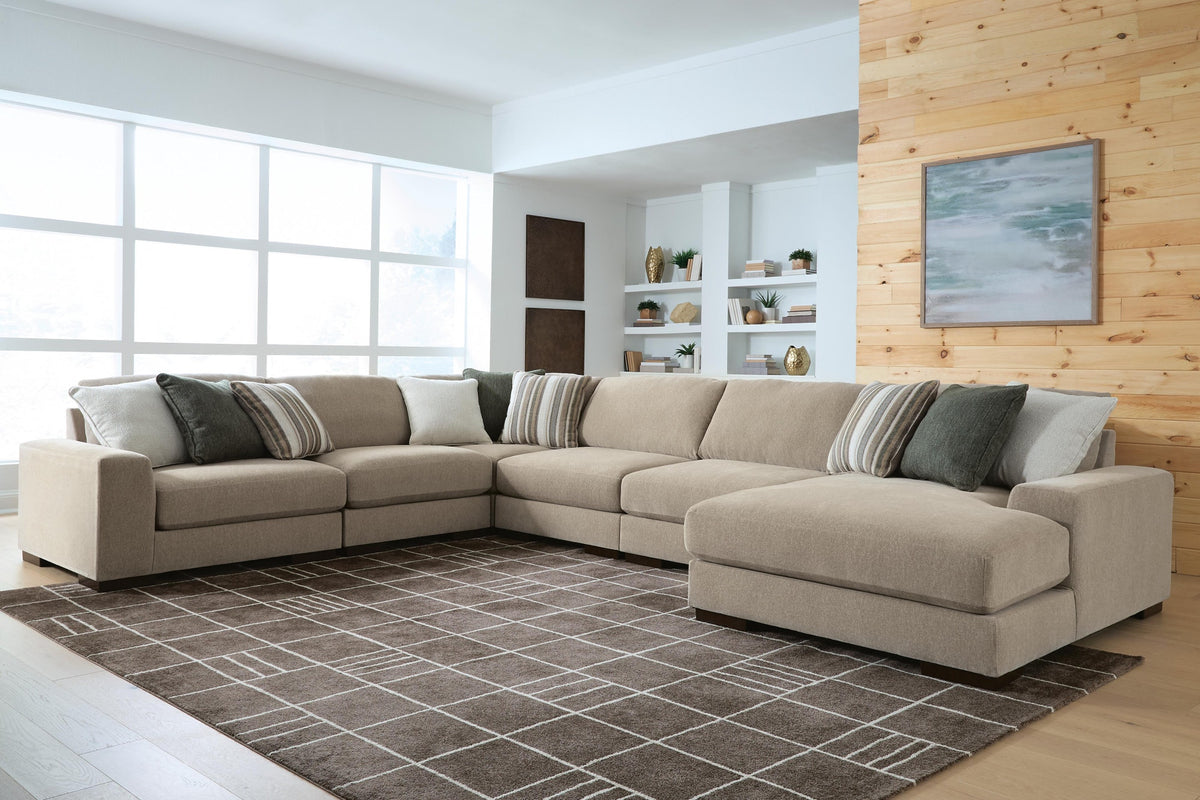 Linenhause 6-Piece Sectional with Chaise (31803-SI) - Image 2