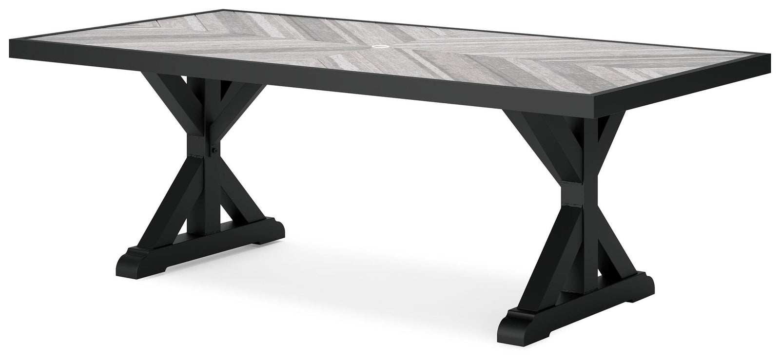 Beachcroft Outdoor Dining Table, 4 Chairs and Bench (P792-SI) - Image 22