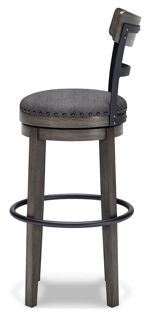 Caitbrook Bar Height Bar Stool (D388-SI) - Image 7