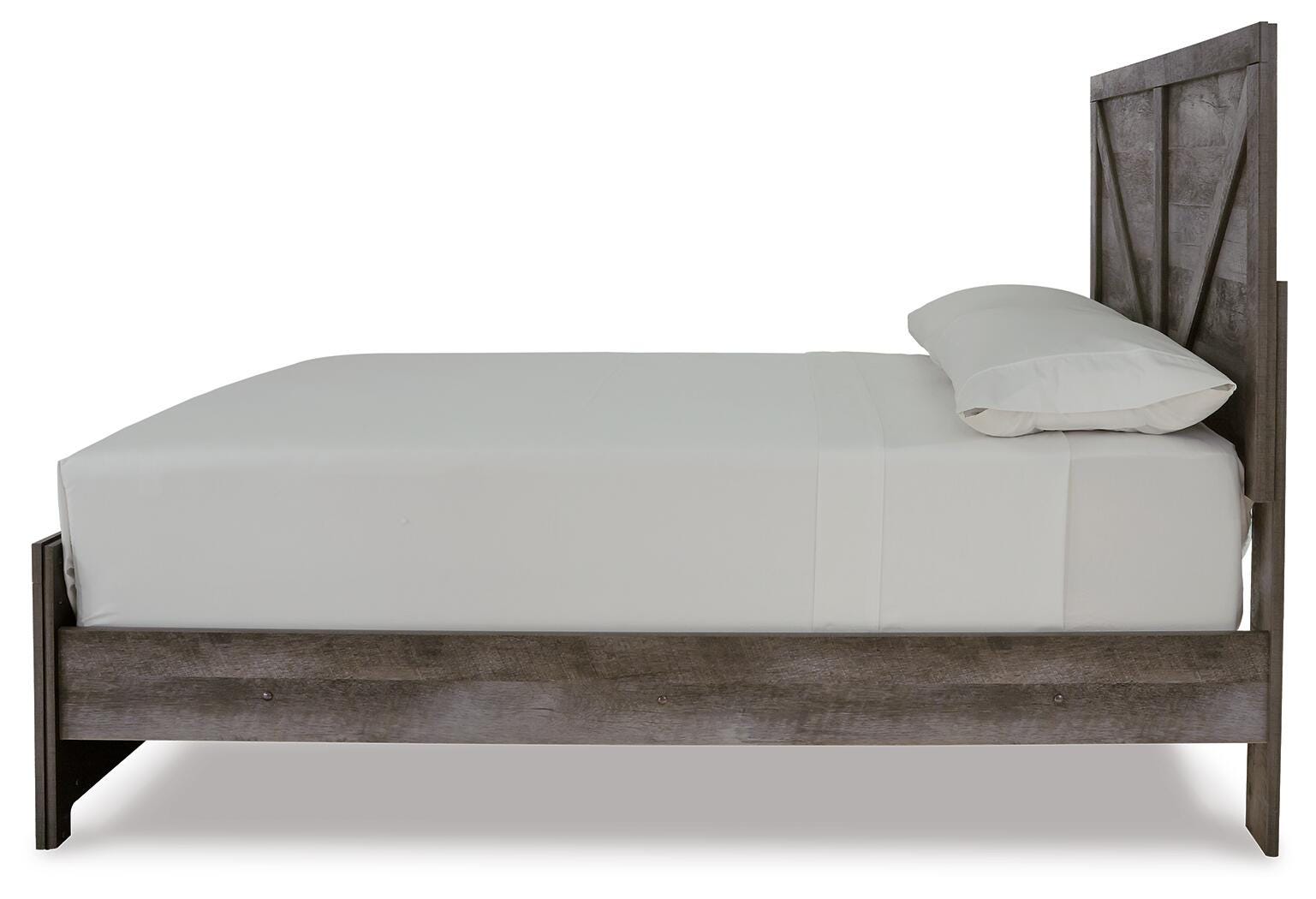 Wynnlow Crossbuck Panel Bed (Youth) - Gray  (B440-SI) - Image 6