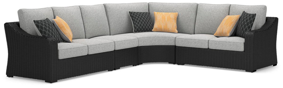 Beachcroft 4-Piece Outdoor Sectional (P792-SI)