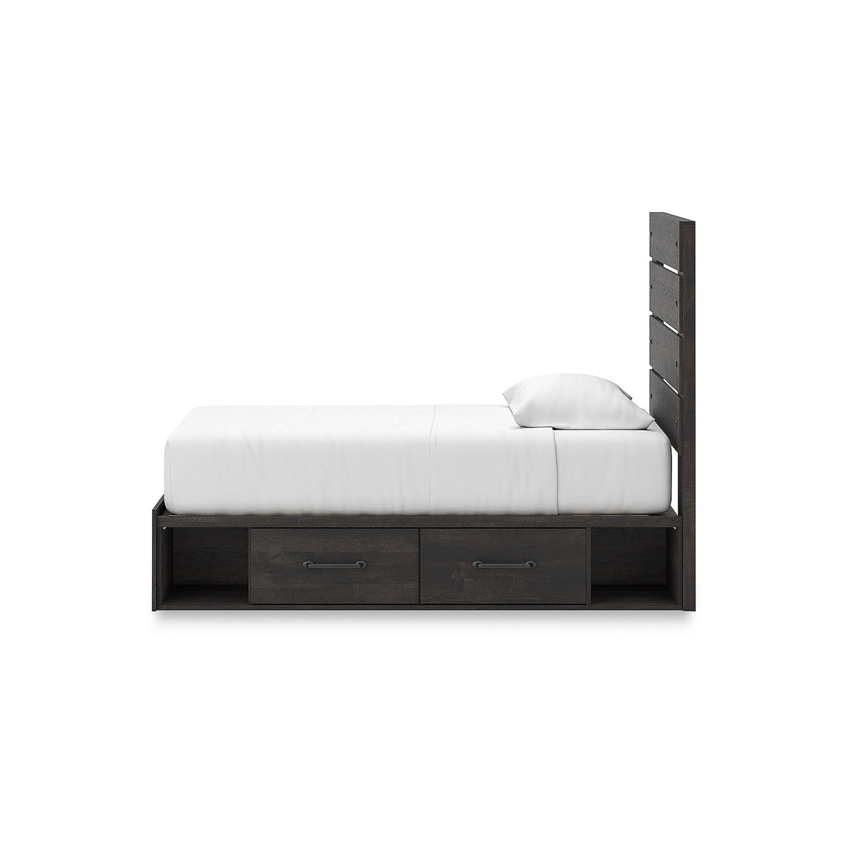 Hollivern Twin Panel Bed with Storage (PCB2108-SI) - Image 7