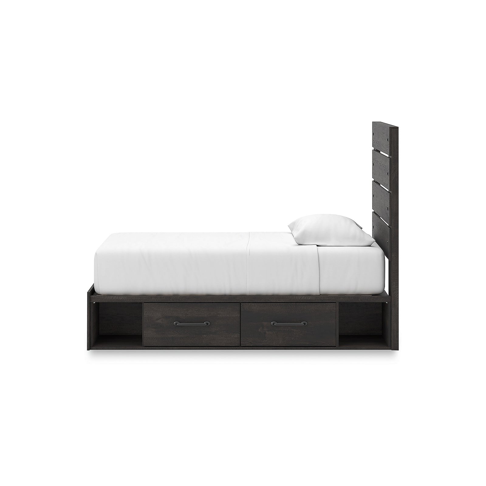 Hollivern Twin Panel Bed with Storage (PCB2108-SI) - Image 7