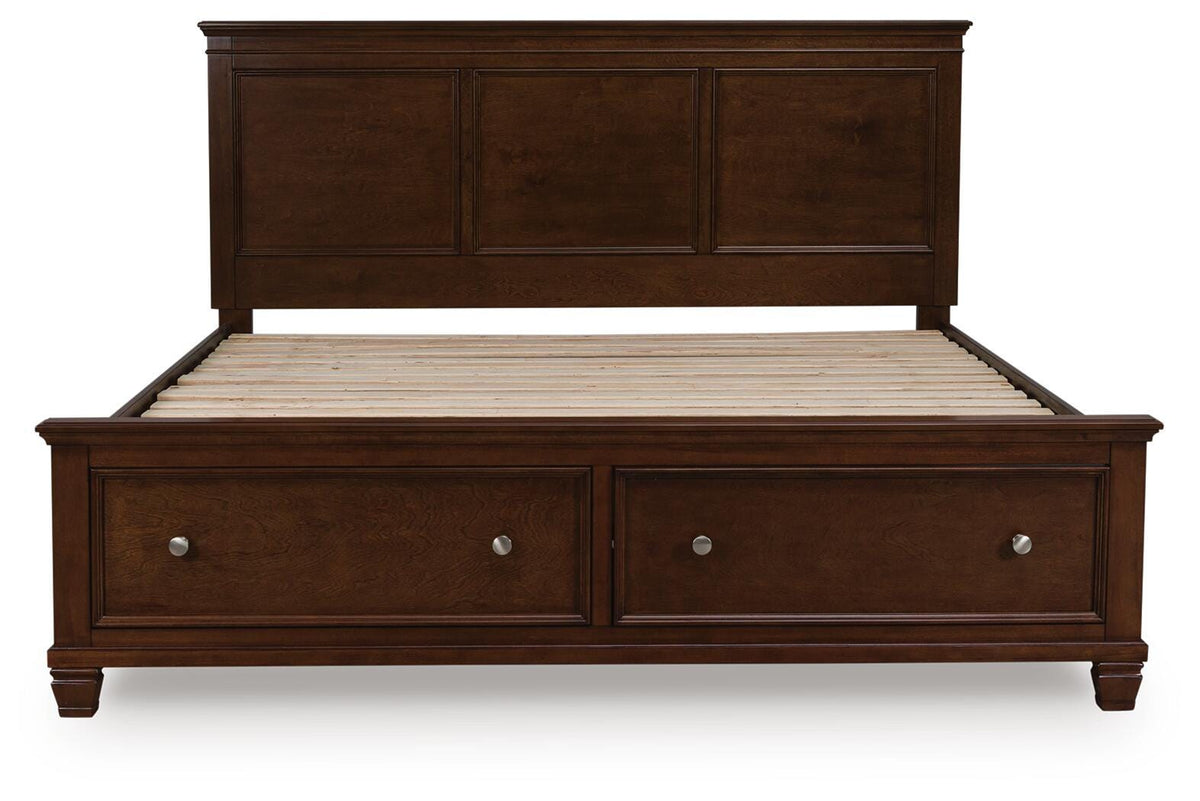 Danabrin Panel Storage Bed - Brown  (B685-SI) - Image 3