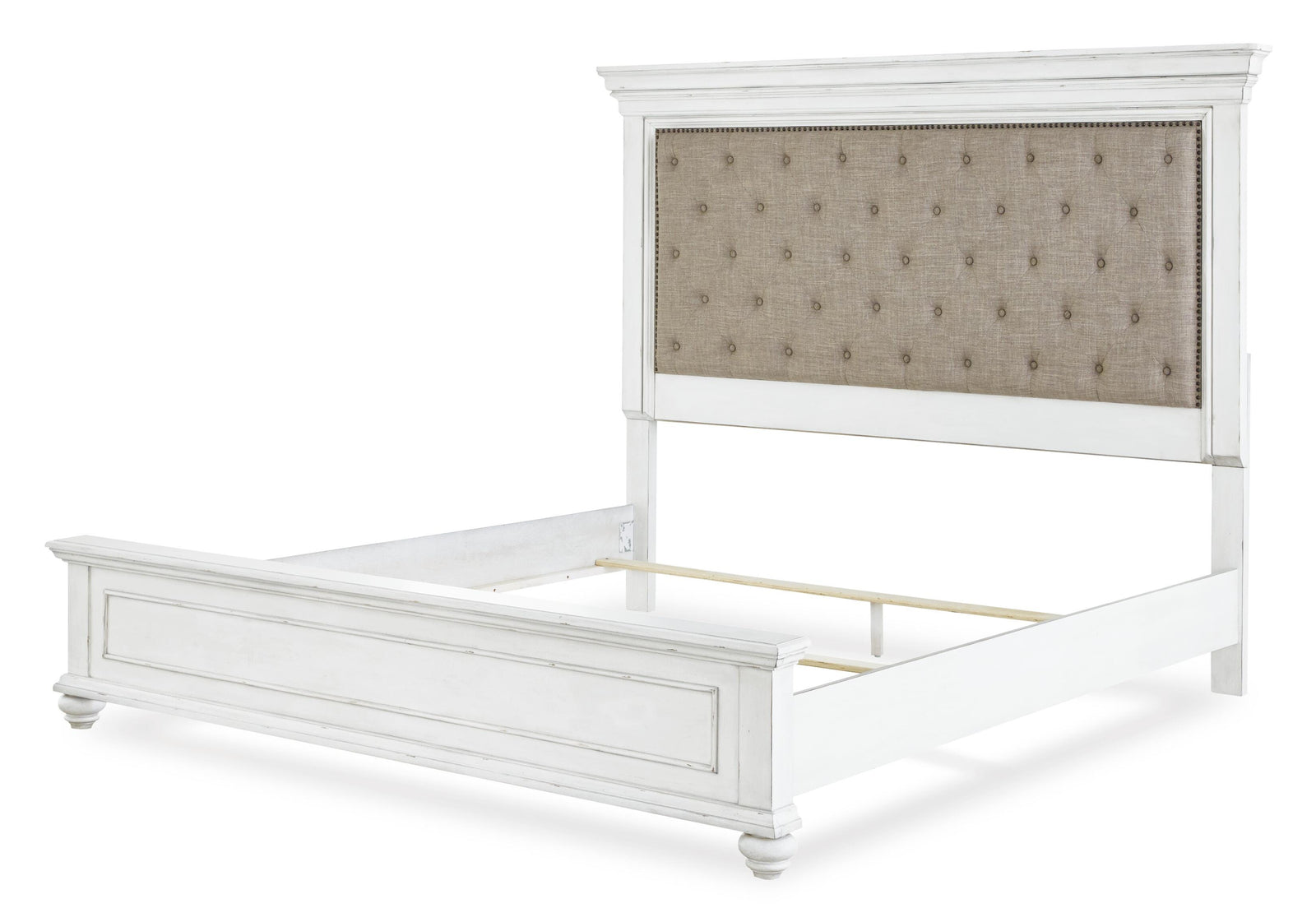 Kanwyn Panel Bed - Whitewash  (B777-SI) - Image 5