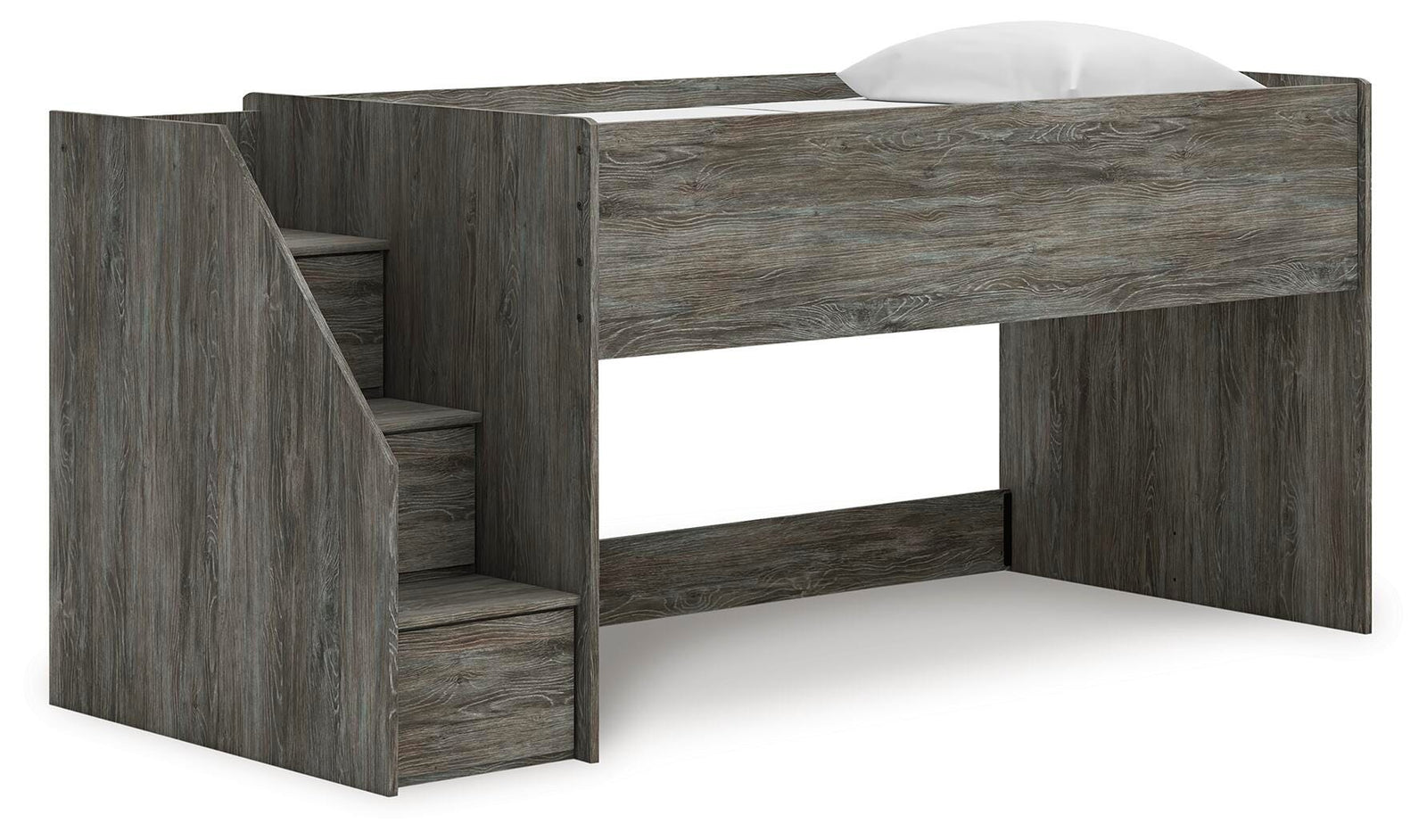 Frandern Loft Bed (Youth) - Gray  (B4480-SI)
