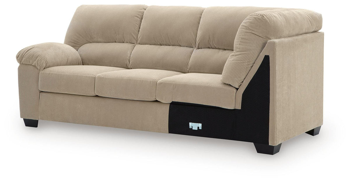 SimpleJoy Left-Arm Facing Sofa with Corner Wedge (24203-SI) - Image 18