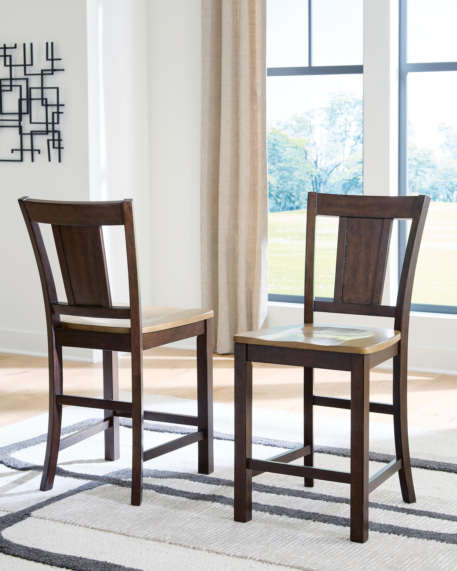 Rylandeen Counter Height Extension Dining Table and 6 Barstools (PCD651-SI) - Image 12