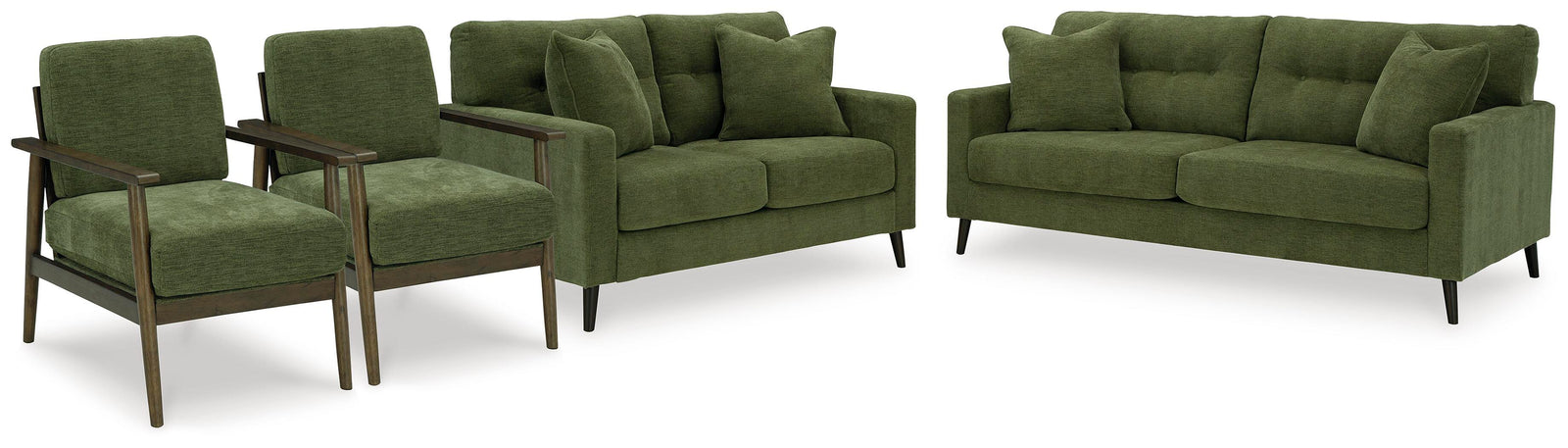 Bixler Sofa, Loveseat and 2 Chairs (26107-SI) - Image 2