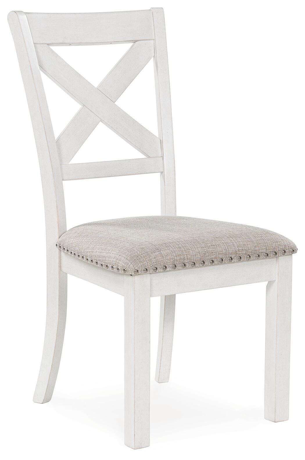 Robbinsdale Dining Table, 4 Chairs and Bench (D642-SI) - Image 8
