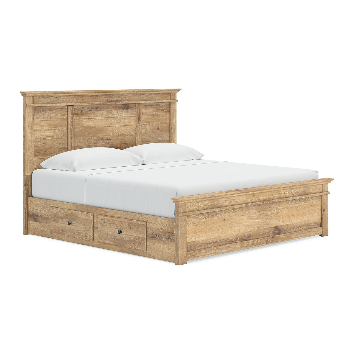 Makidern King Panel Storage Bed (PCB1170-SI)