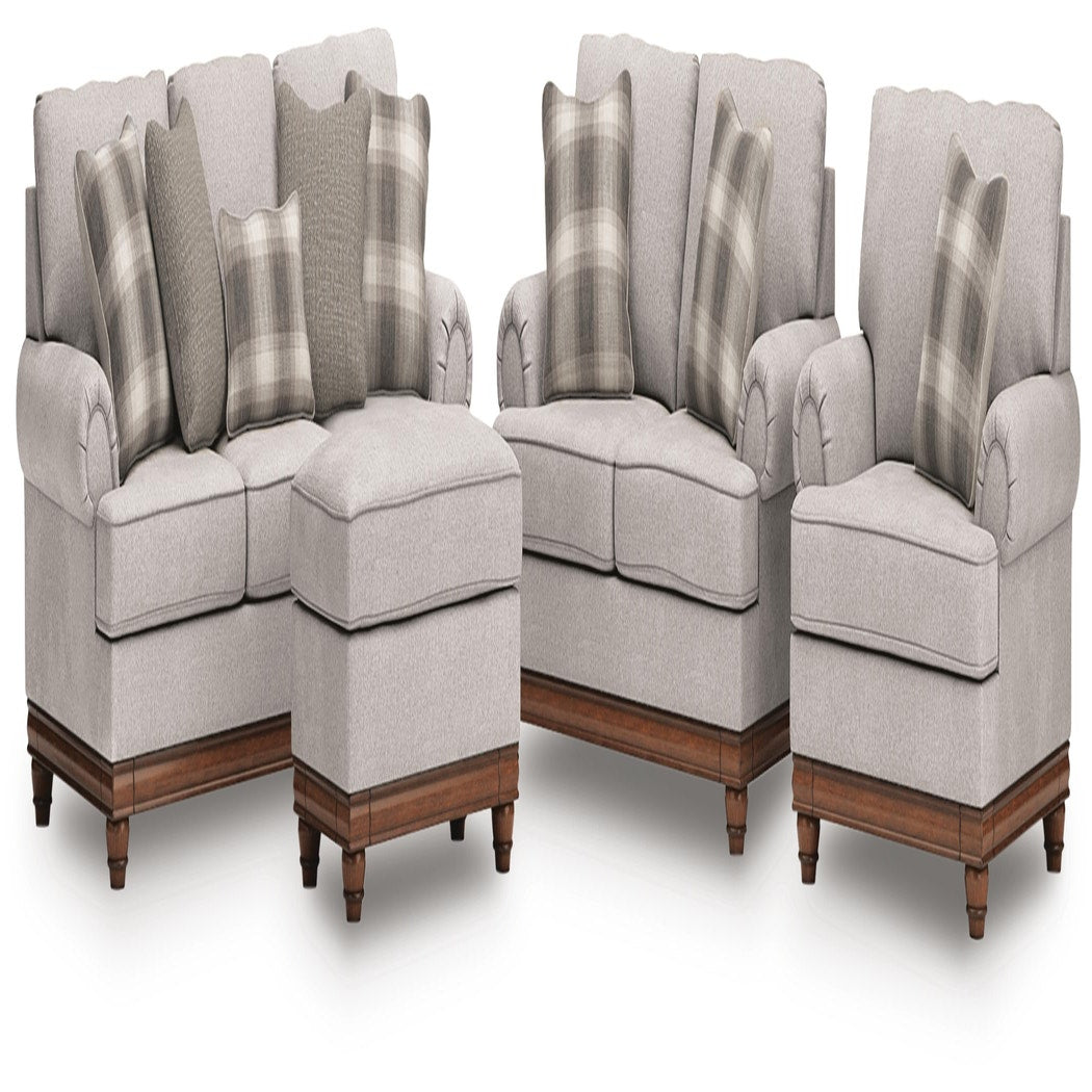 Clearbrooke Sofa, Loveseat, Oversized Chair and Ottoman (PC56803-SI)