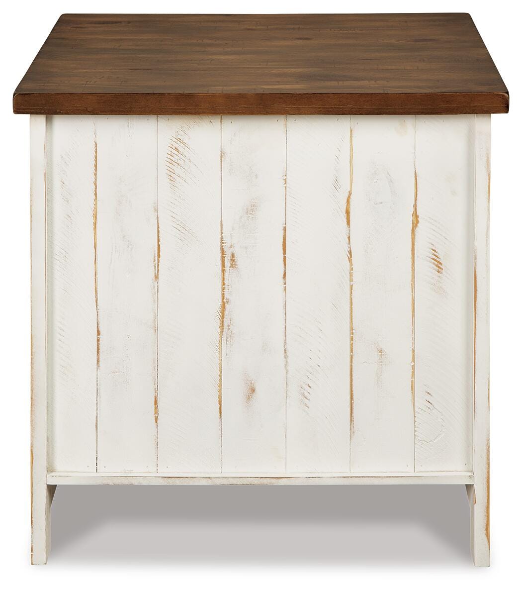 Wystfield End Table - White/Brown  (T459-SI) - Image 6