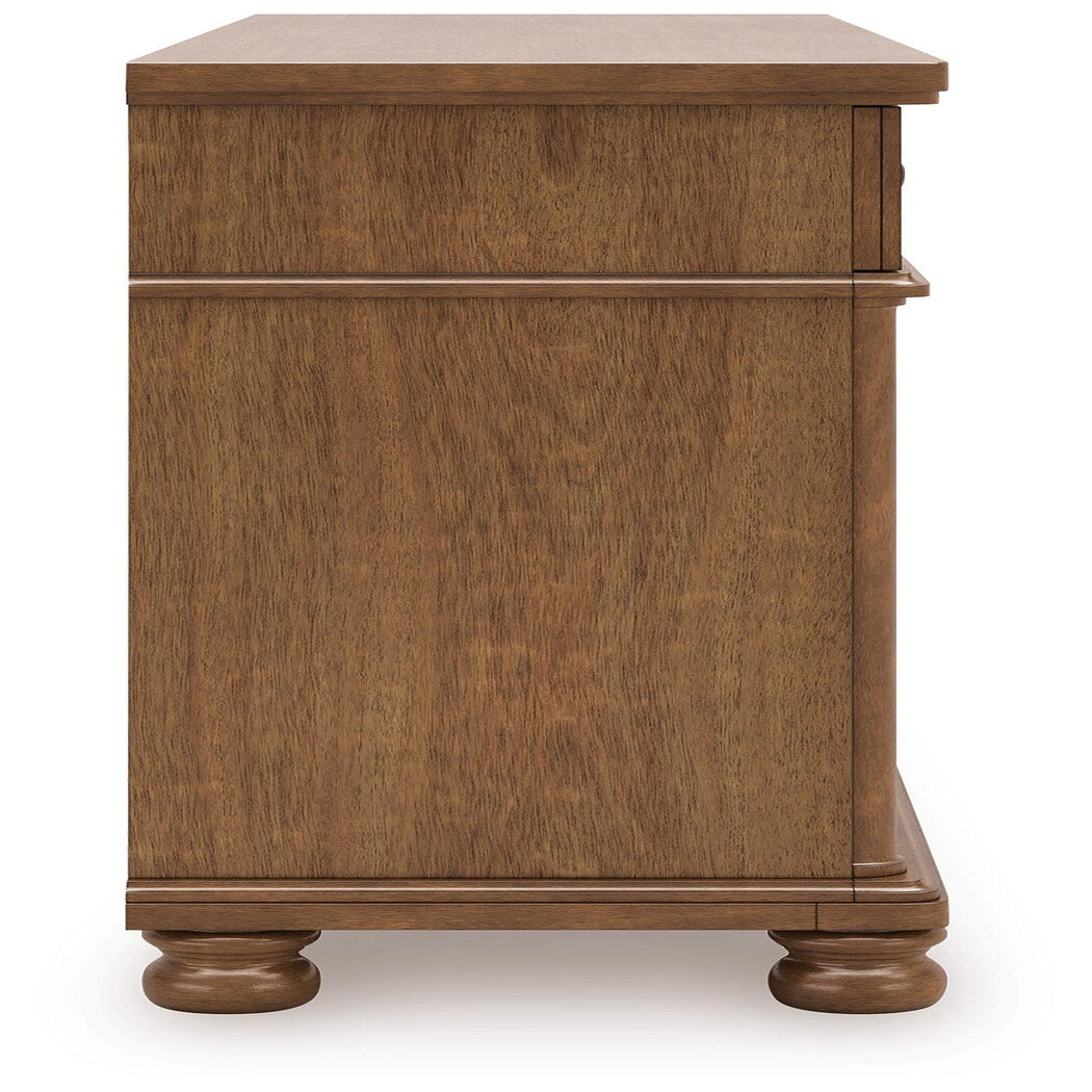 Rowlenstown King Poster Bed, Dresser and 2 Nightstands (PCB824-SI) - Image 5
