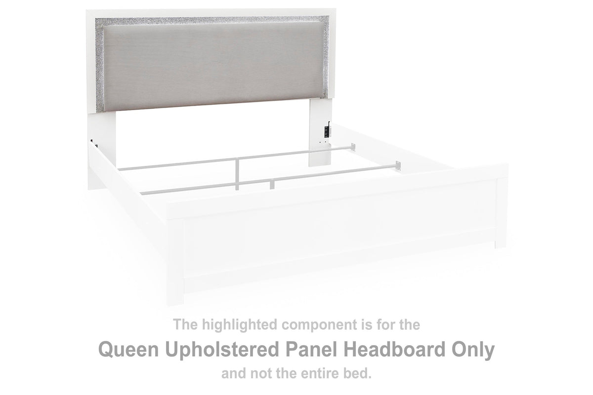 Maeling King Upholstered Panel Headboard (PCB1119-SI) - Image 5
