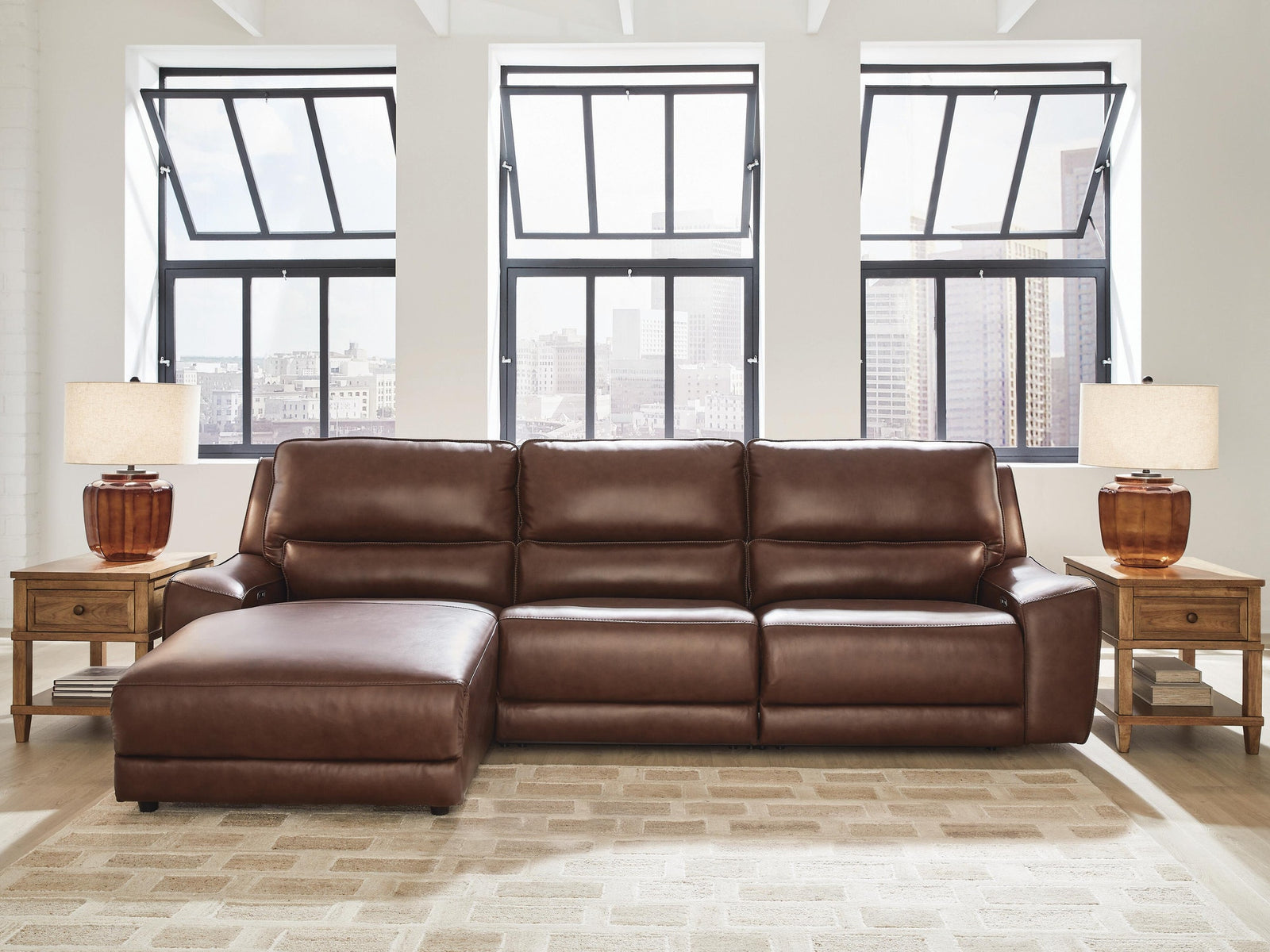 DeepWakes 3-Piece Reclining Sofa Chaise (PCU62607-SI) - Image 2