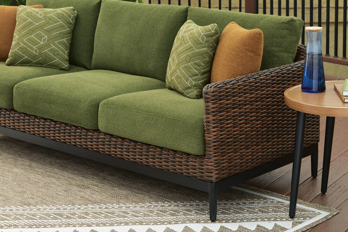 Horizon Hall Outdoor Sofa with Cushion (P572-SI) - Image 23