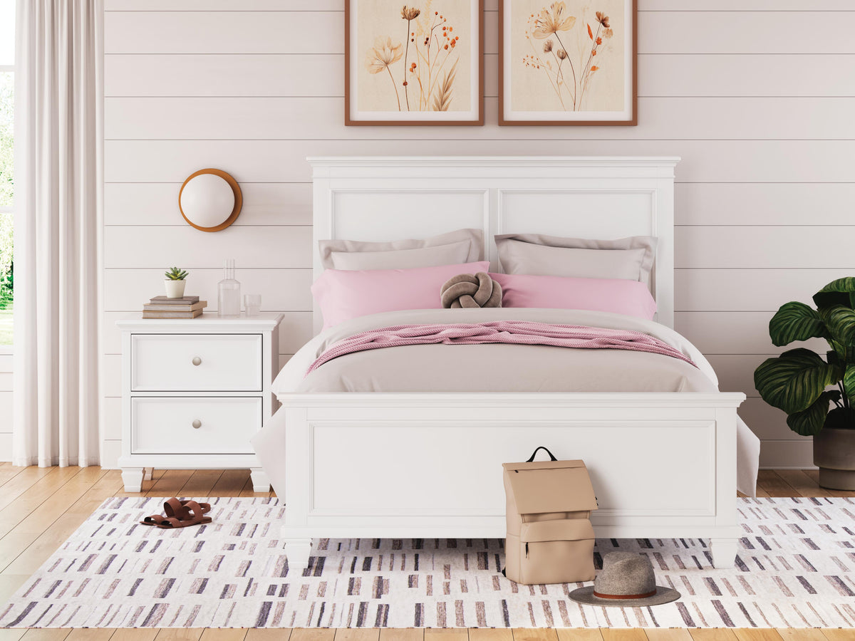 Fortman Full Panel Bed, Dresser and Nightstand (B680-SI) - Image 25