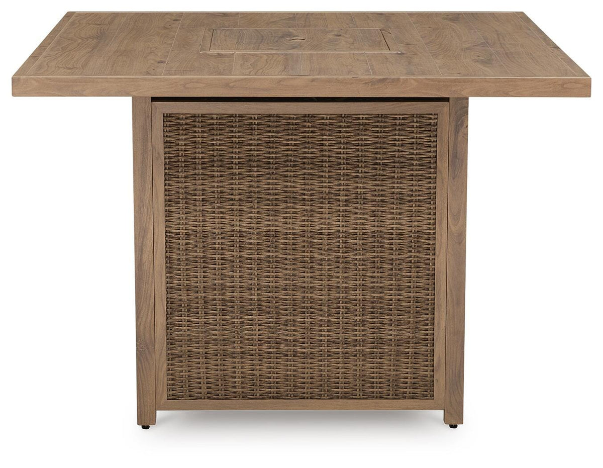 Walton Bridge Outdoor Bar Table and 4 Barstools (P749-SI) - Image 4