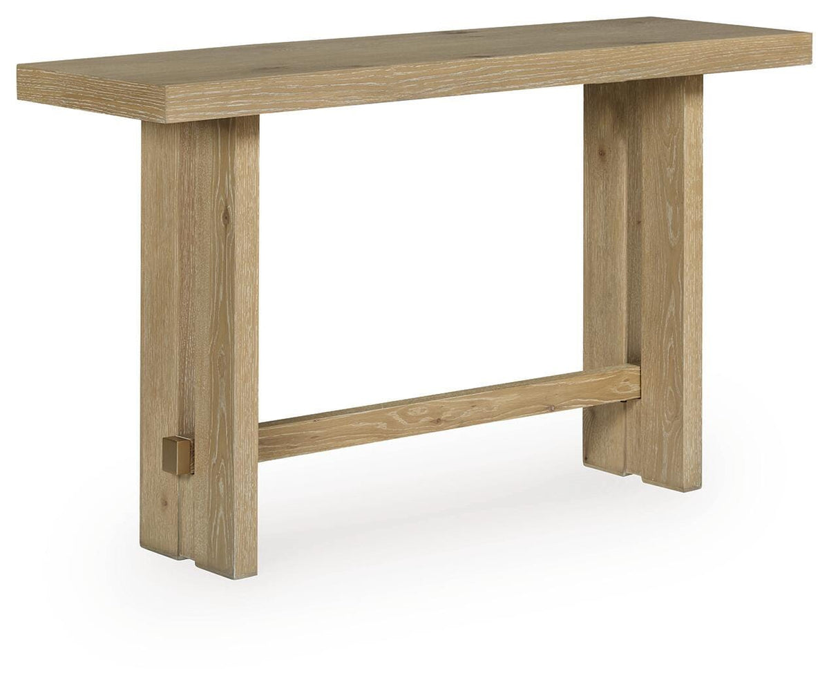 Crendlin Sofa Table - Light Brown  (T537-SI)