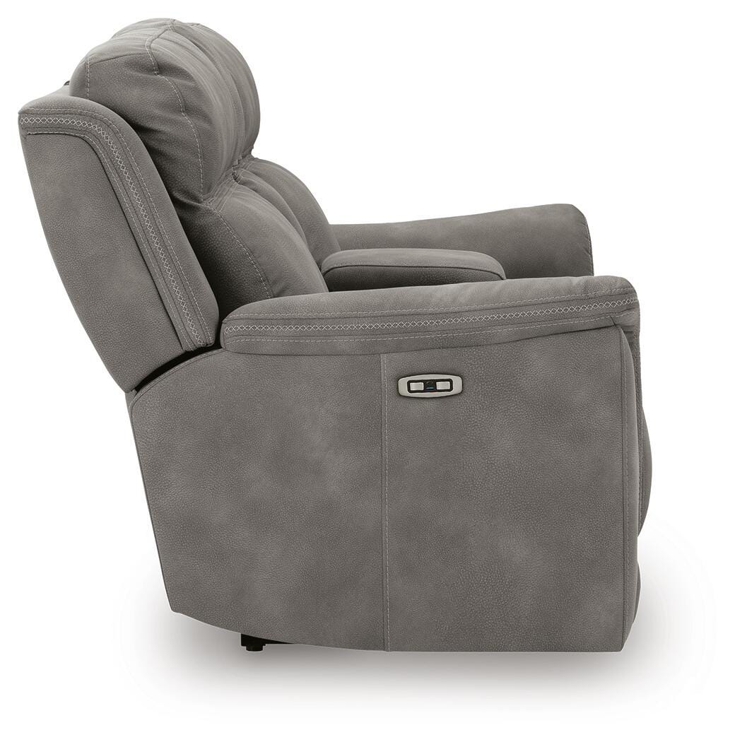 Next-Gen Durapella Power Reclining Loveseat with Console (59301-SI) - Image 18
