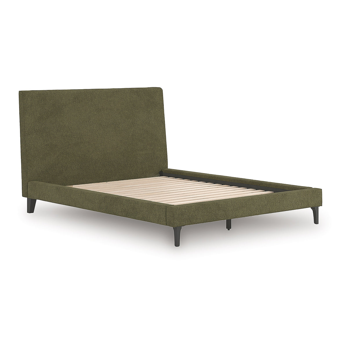 Chirason Queen Upholstered Bed with Roll Slats (PCB3367-SI) - Image 2