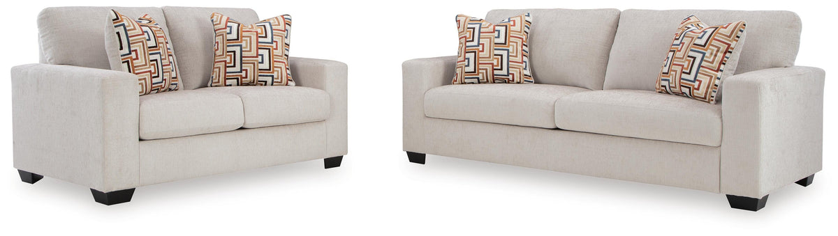 Aviemore Queen Sofa Sleeper and Loveseat (24305-SI)