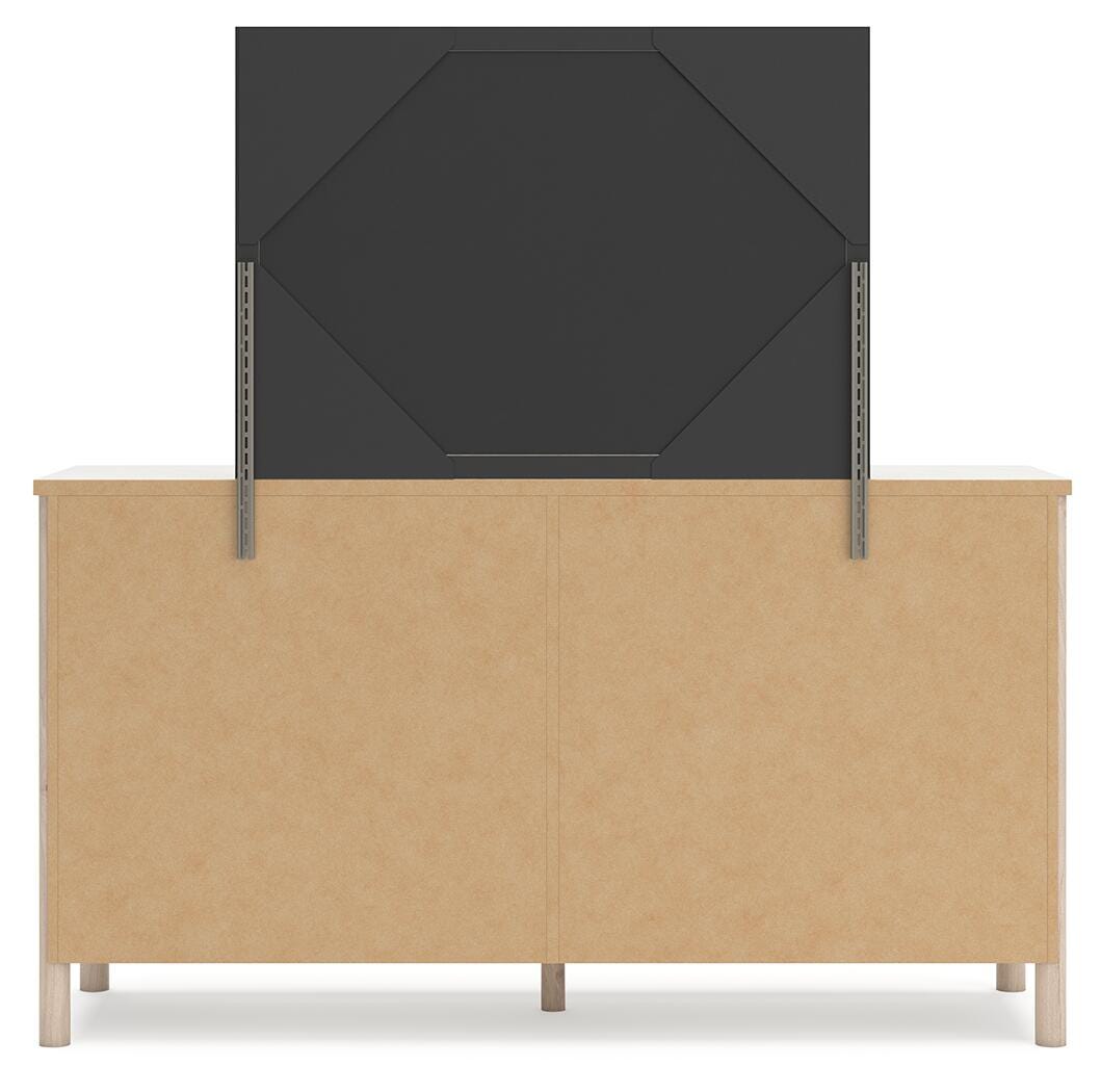 Cadmori Upholstered Panel Bed, Dresser and Mirror (B2615-SI) - Image 6