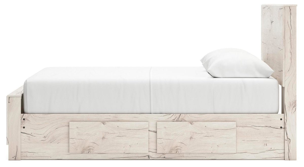 Lawroy Panel Bed with Storage (Youth) - Light Natural  (B2310-SI) - Image 8