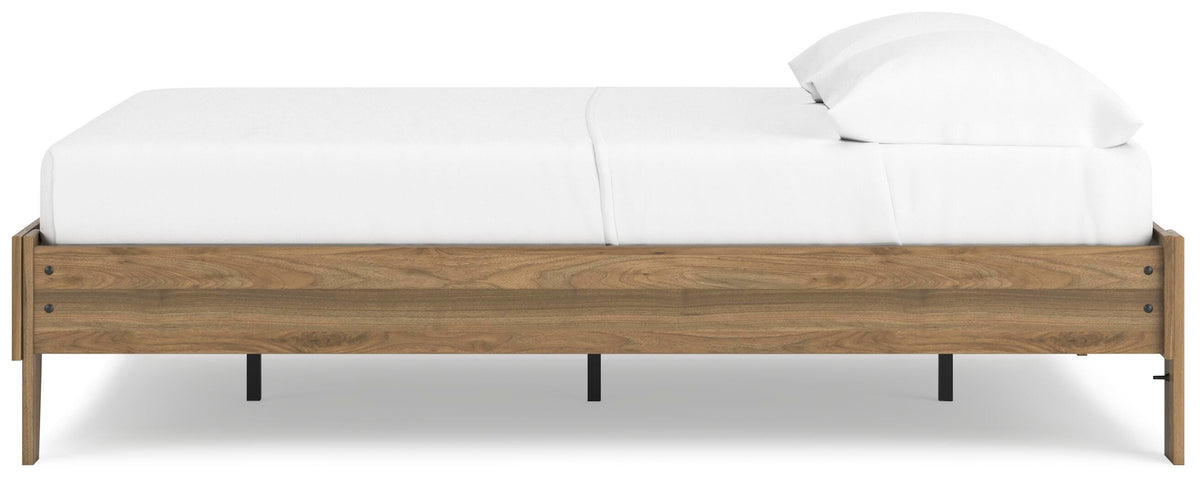 Deanlow Platform Bed - Honey  (EB1866-SI) - Image 20