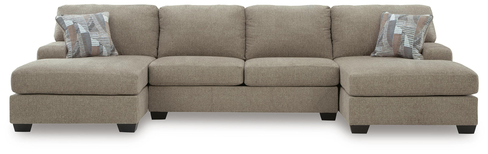 Newellen 3-Piece Sectional with Double Chaise (48404-SI)