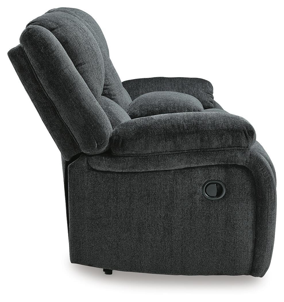 Draycoll Reclining Loveseat with Console and Recliner (76504-SI) - Image 5