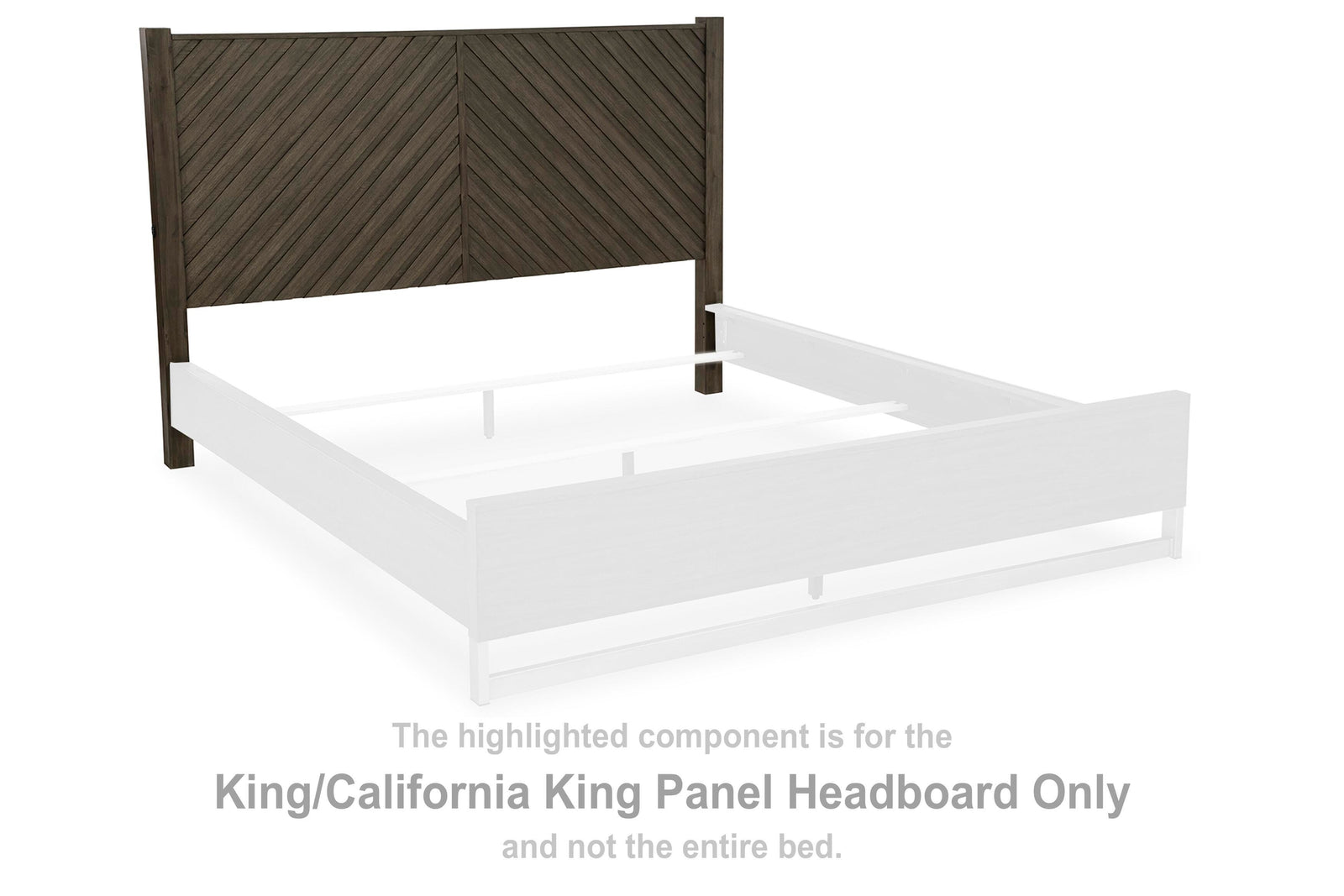 Arkenton Panel Headboard - Grayish Brown  (B786-SI) - Image 2