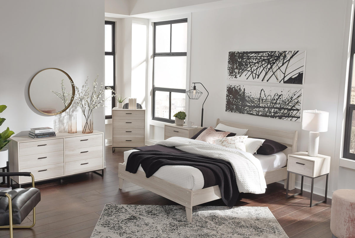 Socalle Panel Platform Bed - Natural  (EB1864-SI) - Image 7