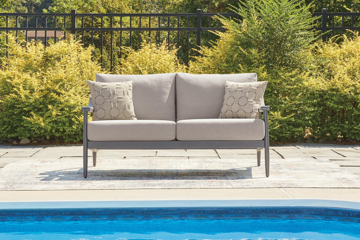 Ocean Beach Outdoor Sofa with Cushion (PCP510-SI) - Image 2