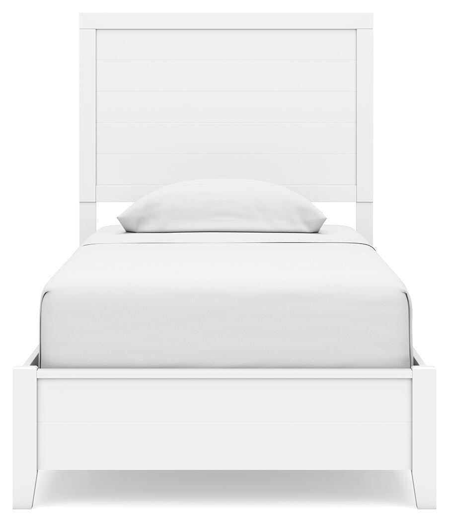 Binterglen Panel Bed, Dresser and Mirror - White  (B427-SI) - Image 6