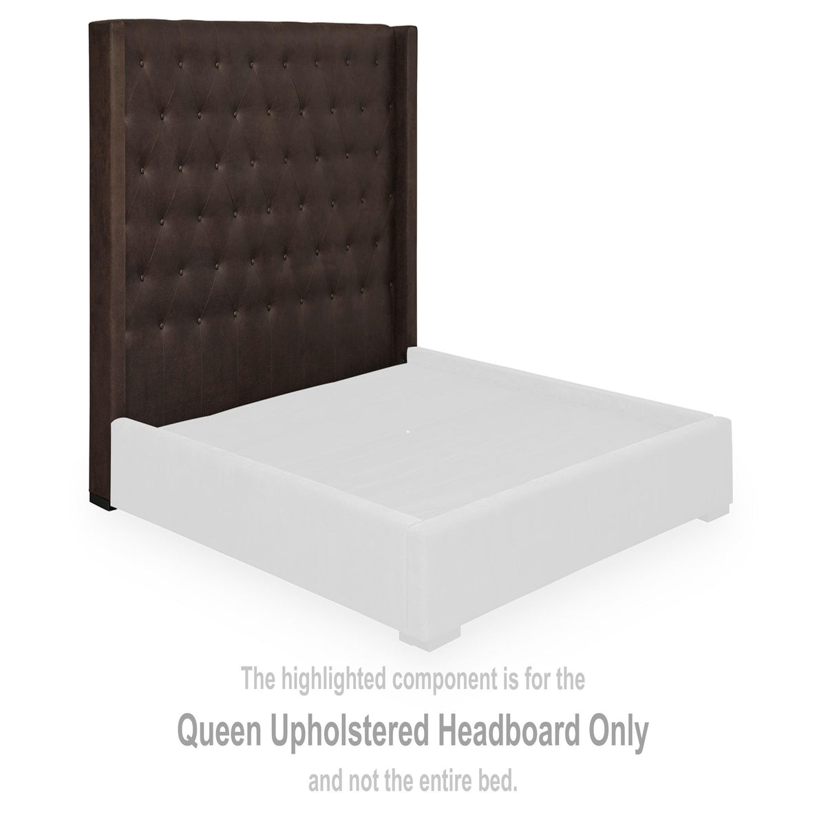Lavernty King Upholstered Storage Footboard with Rails (PCB9002-SI)