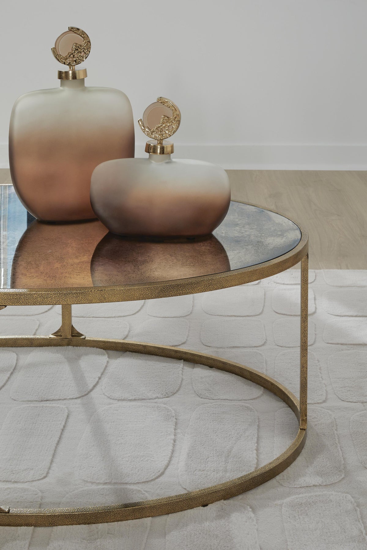 Korajane Coffee Table - Antique Gold  (T399-SI) - Image 5