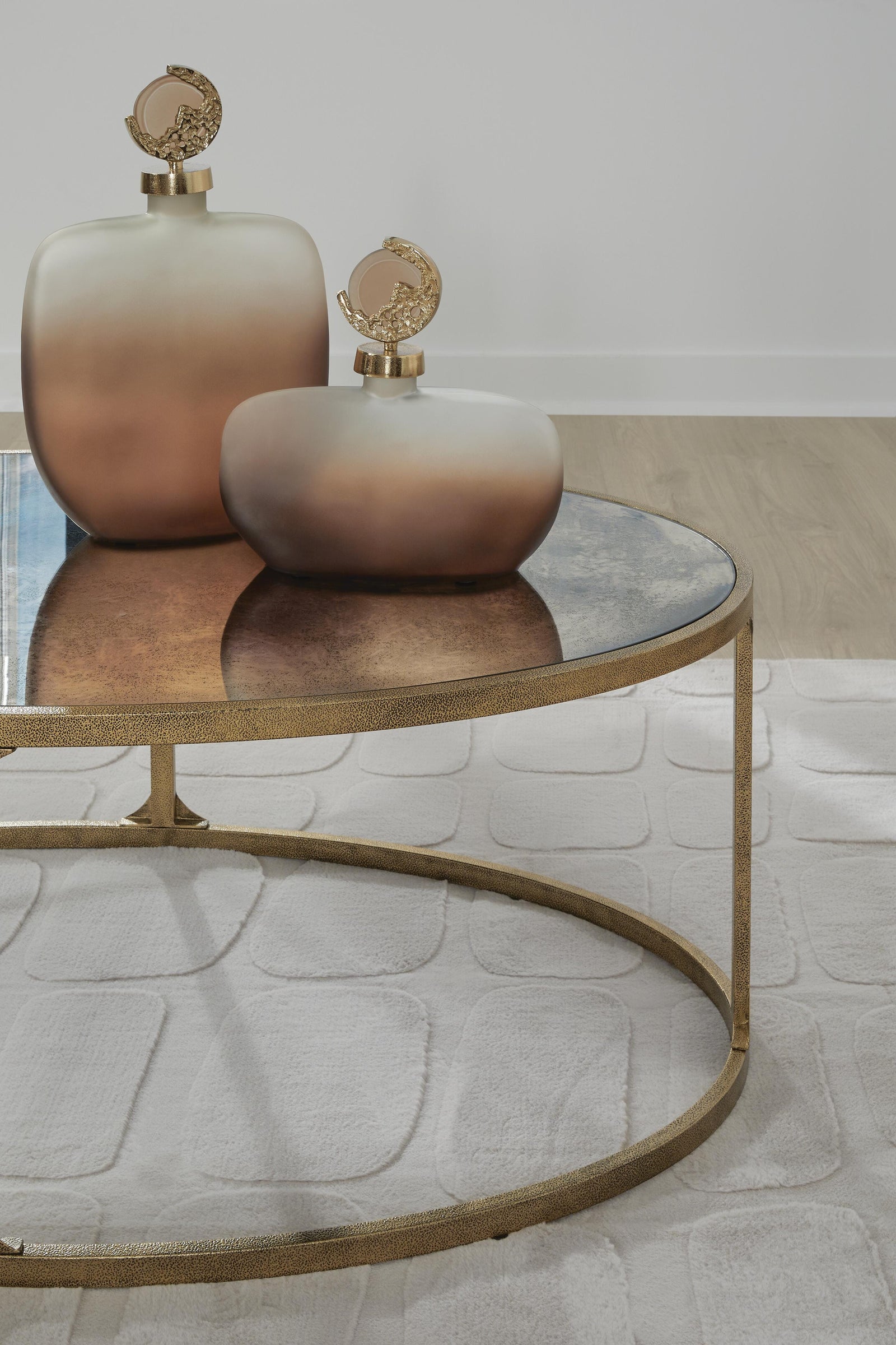 Korajane Coffee Table - Antique Gold  (T399-SI) - Image 5