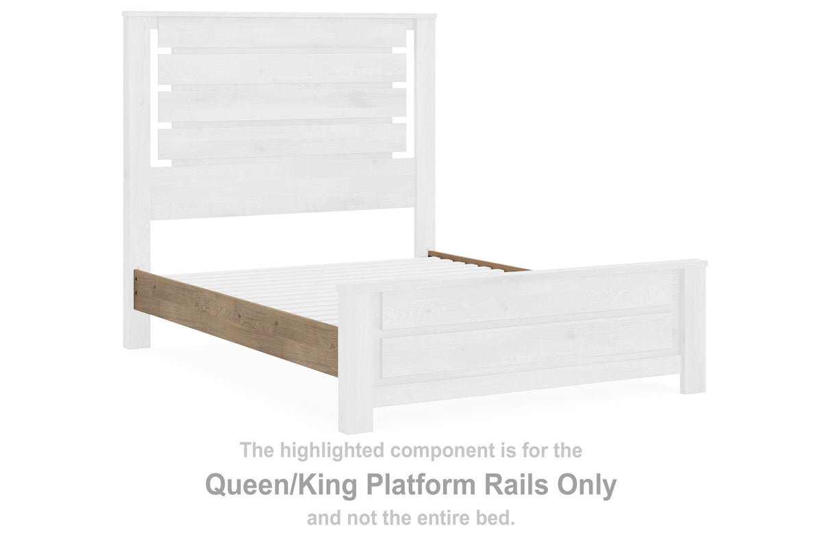 Brozmont Platform Rails - Tan  (B1045-SI)