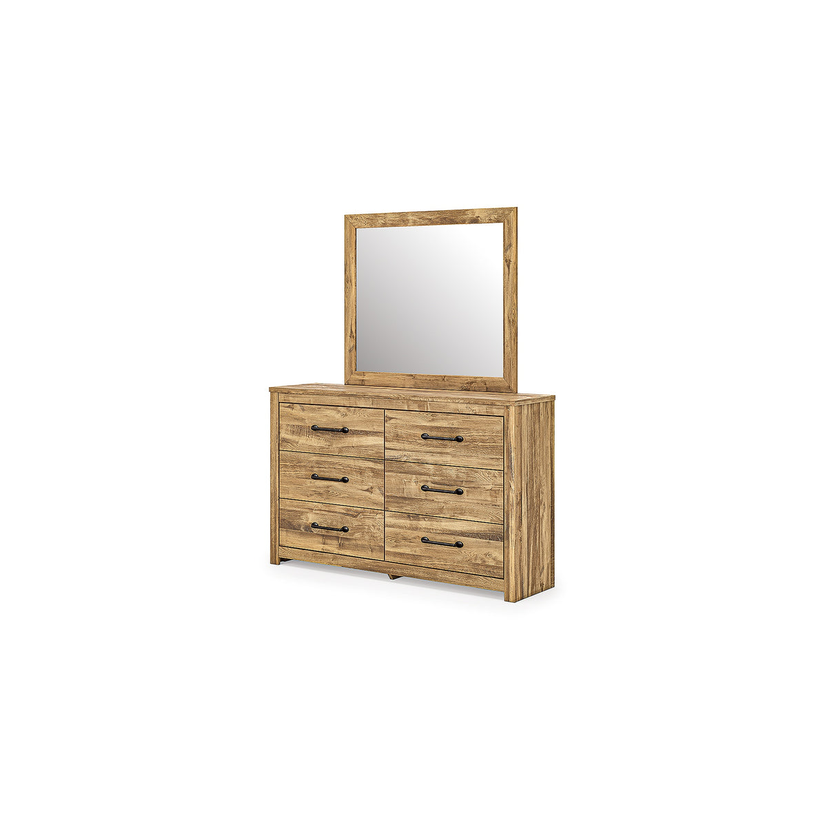Maystonna Queen Panel Bed, Dresser and Mirror (PCB1580-SI) - Image 8