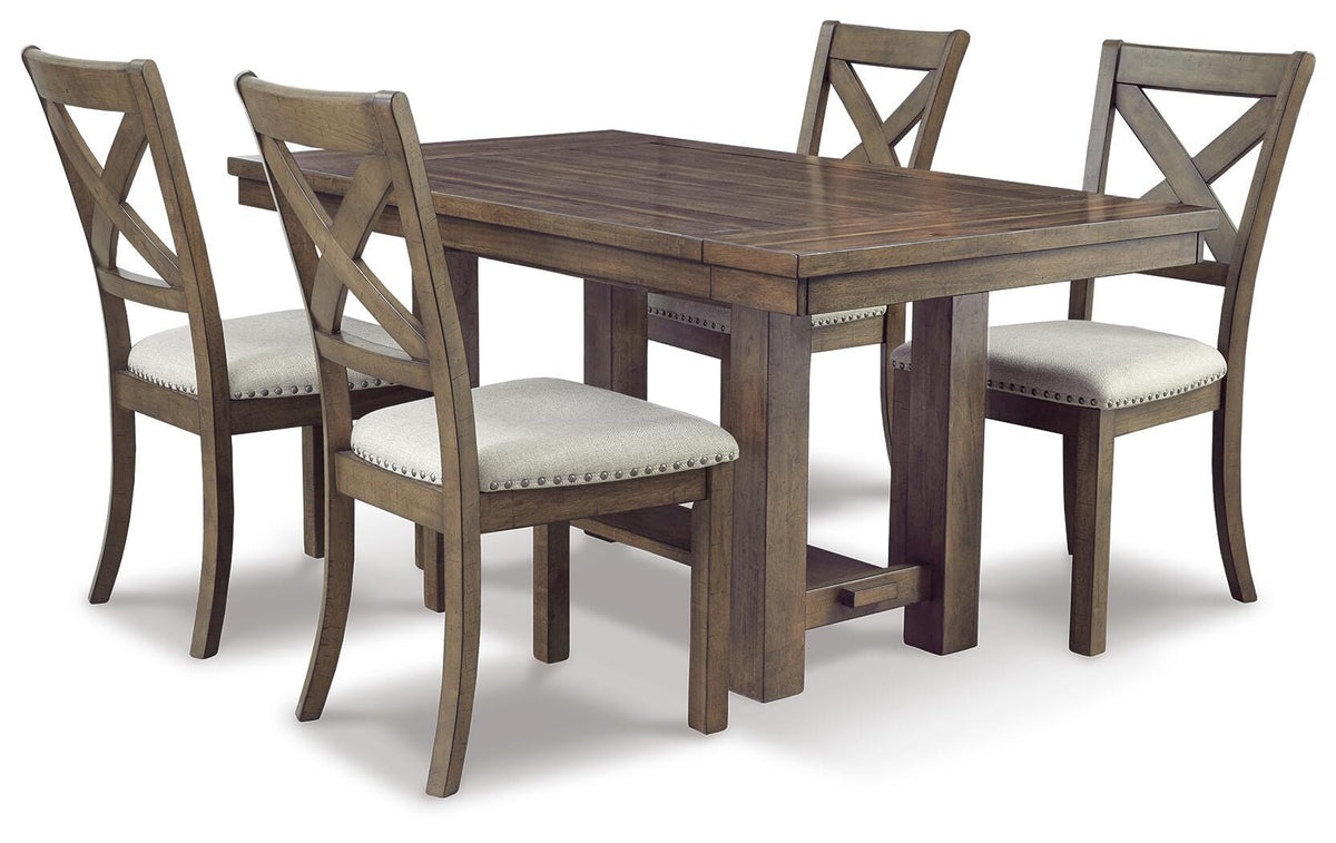 Moriville Dining Table and 4 Chairs (D631-SI) - Image 3