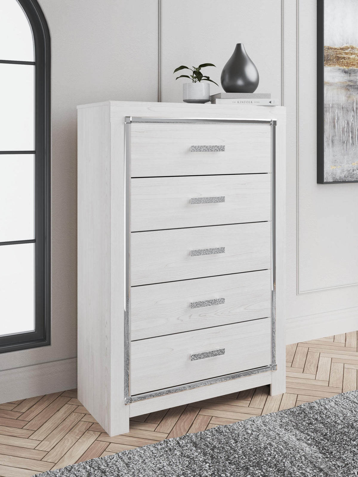 Altyra Bookcase Bed, Dresser, Chest and Nightstand (B2640-SI) - Image 25