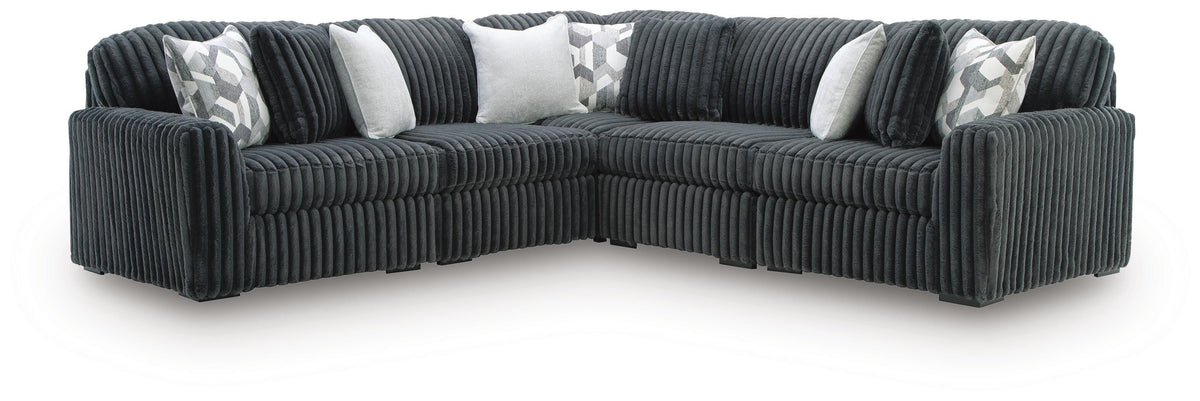 Midnight-Madness 5-Piece Sectional (98105-SI)