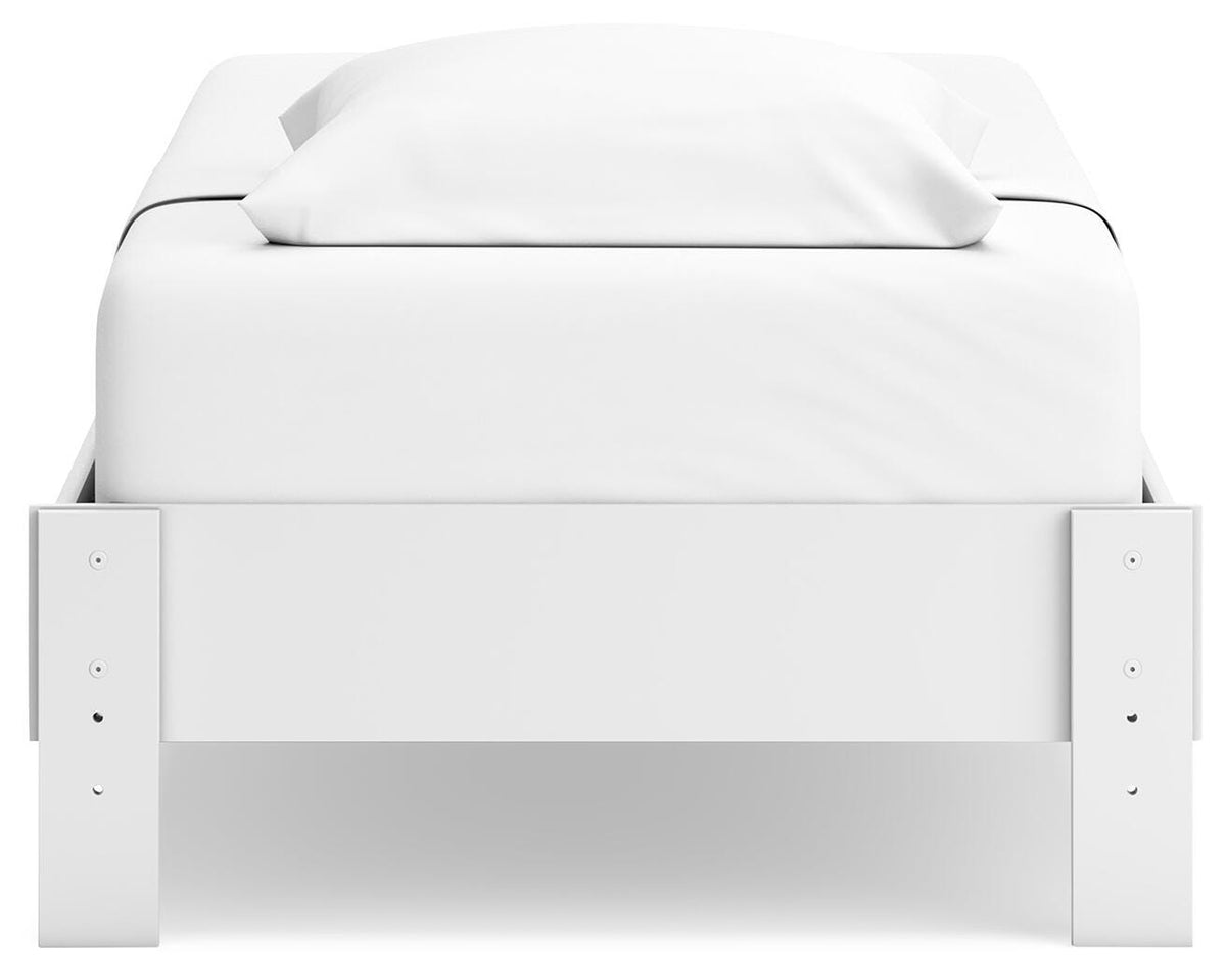 Hallityn Platform Bed (Youth) - White  (EB1810-SI) - Image 5