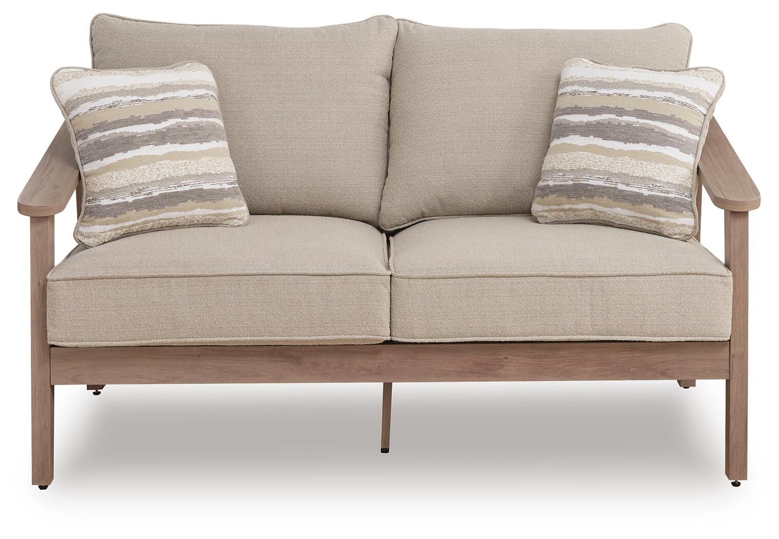 Harmony Headlands Outdoor Loveseat with Cushion (PCP428-SI)